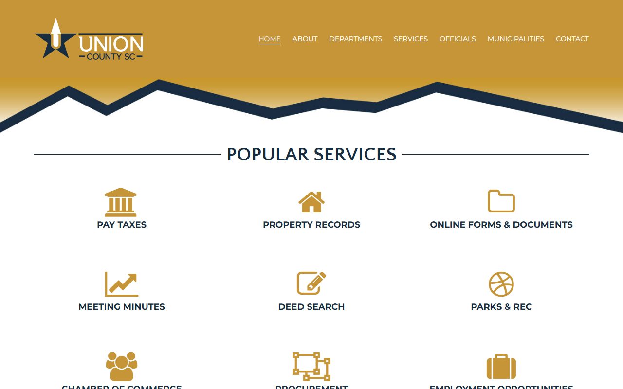 Union County court records official county homepage